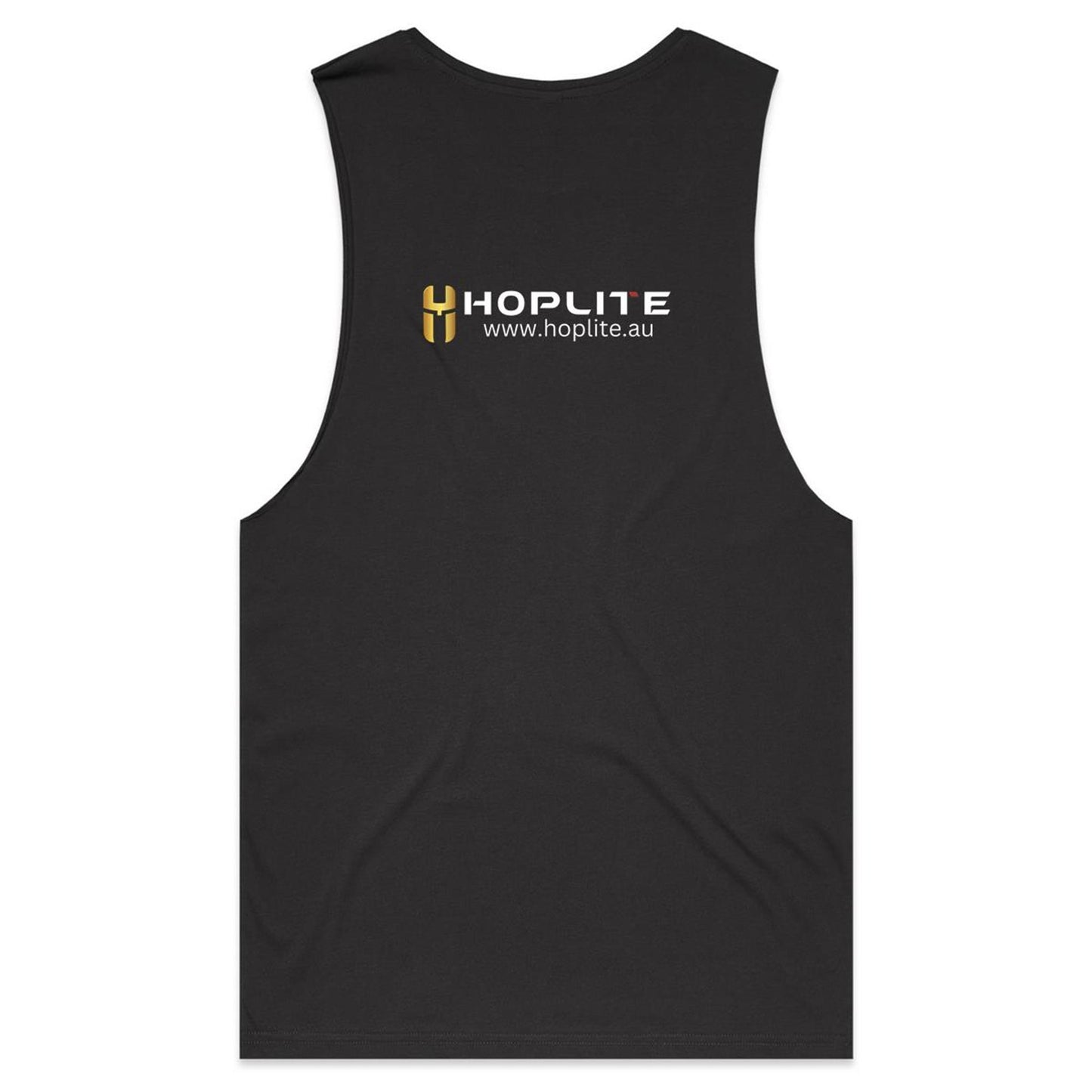 Hoplite - Mens Tank Top (logo on back)